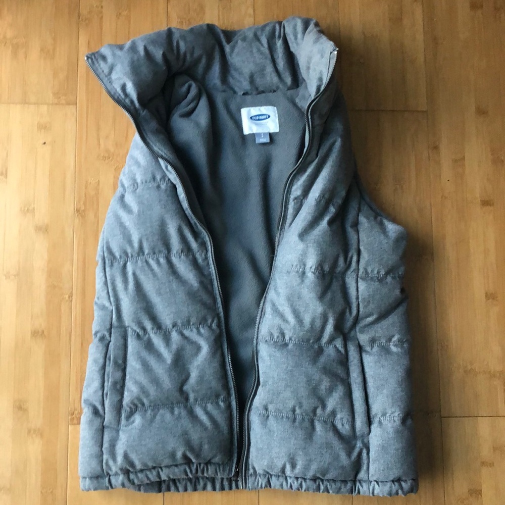 Old navy gray vest outerwear jacket